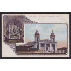 CORRIENTES ANTIGUA TARJETA POSTAL IGLESIA DE ITATY